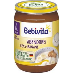 Bebivita Bio Babygläschen Abendbrei Keks-Banane - Keks-Banane