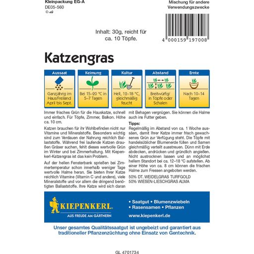 Kiepenkerl Katzengras - 1 Pkg