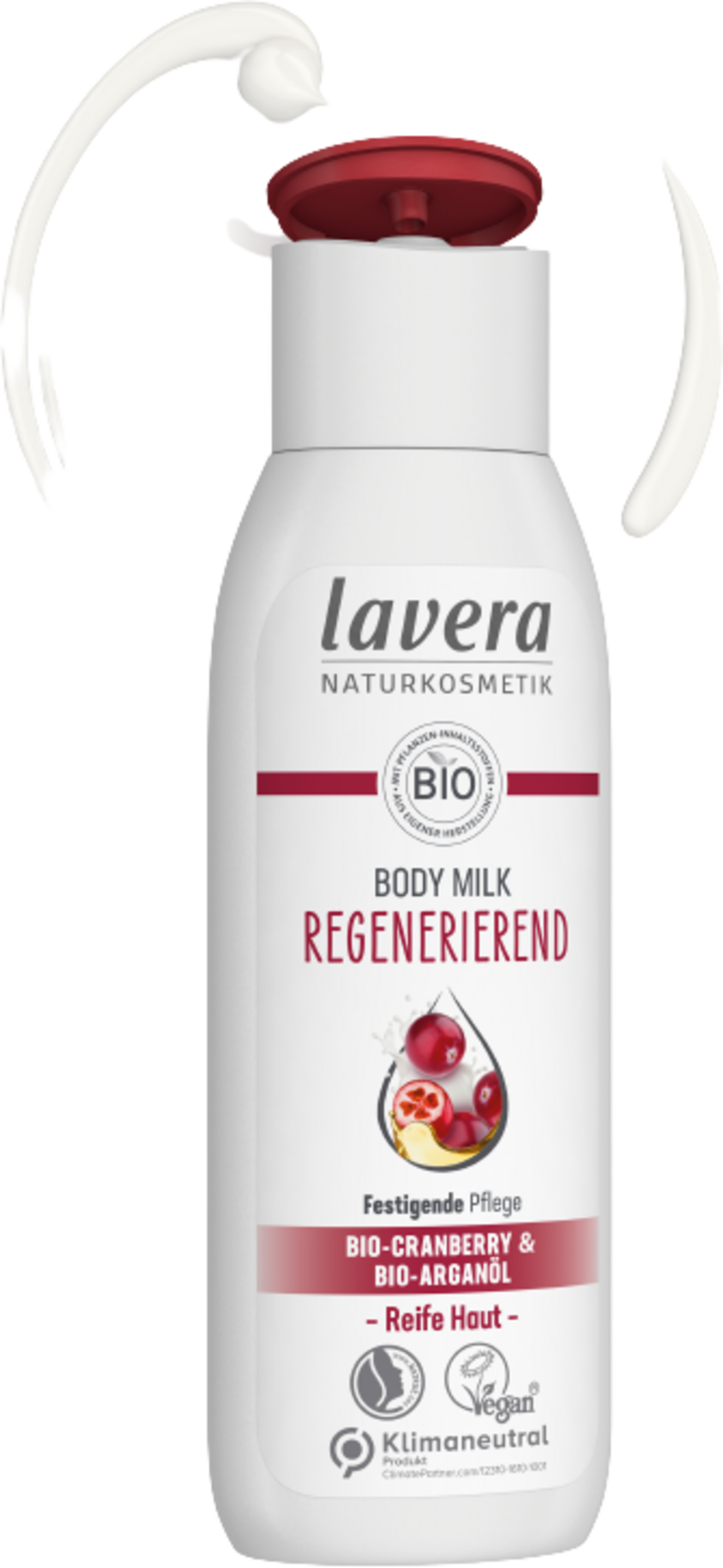 Regenerierende Bodymilk Bio-Cranberry & Bio-Arganöl - 200 ml