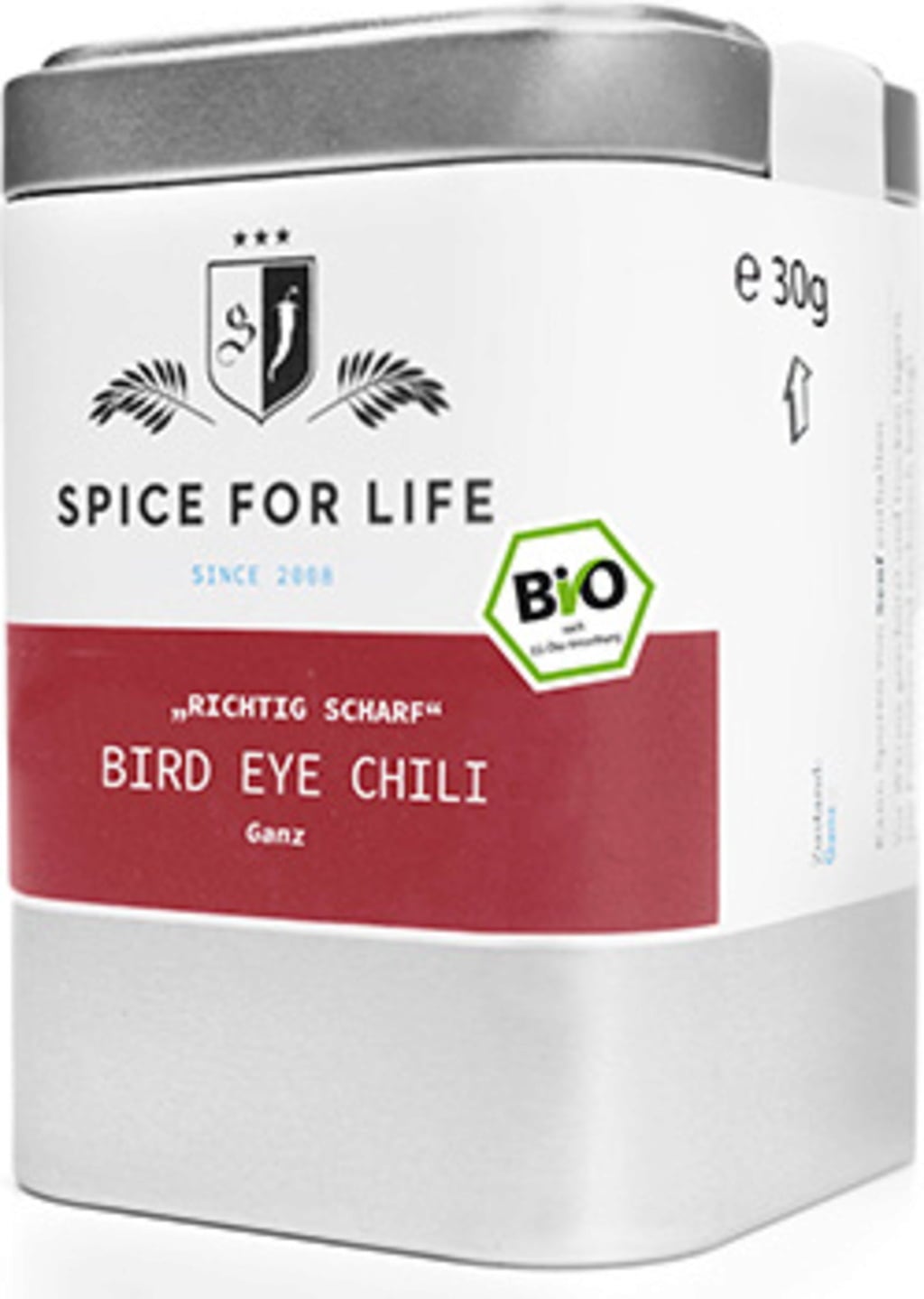 Spice for Life Bio Bird Eye Chili - ganz - 30 g