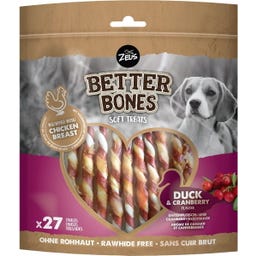 BetterBones - große Twists 12,5cm mit Huhn - 27 Stk