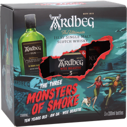 Ardbeg Monsters of Smoke - Giftbox 3x20cl - 1 Set