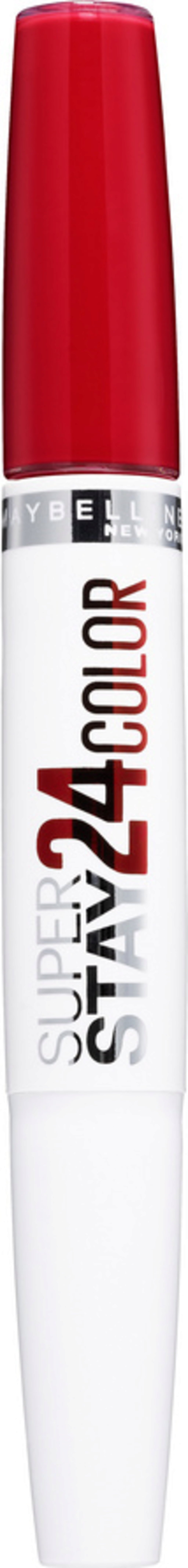 Lippenstift Super Stay 24H Color, 553 - Steady Red