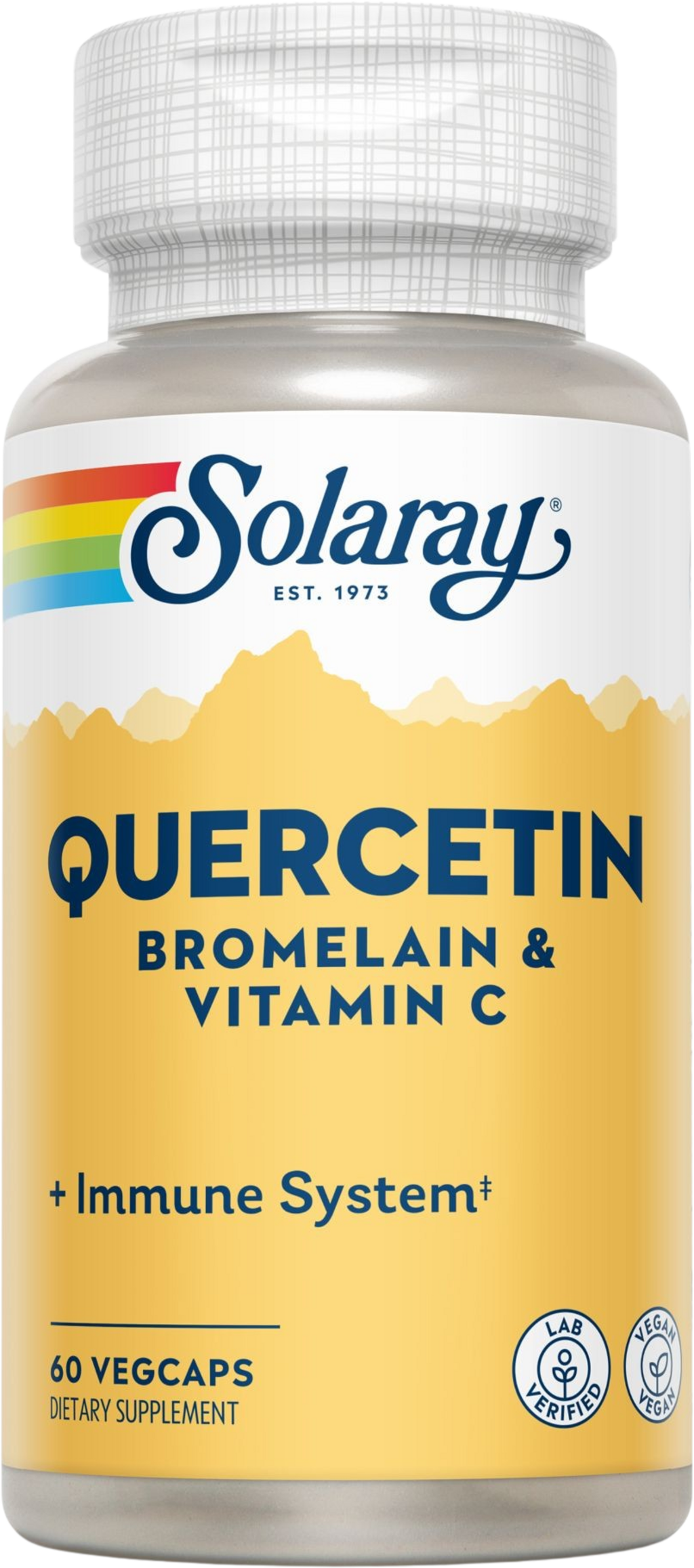 Solaray Quercetin & Bromelain + Vitamin C - 60 Kapseln