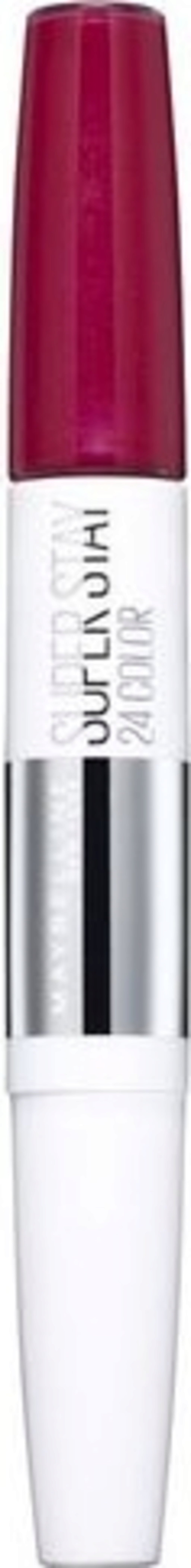 Lippenstift Super Stay 24H Color, 195 - Raspberry