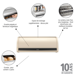 Brabantia Rollbrotkasten - Soft Beige