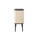 Bo Touch Bin 3 x 11 Liter mit 3 Kunststoffeinsätzen - Soft Beige