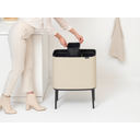 Bo Touch Bin 3 x 11 Liter mit 3 Kunststoffeinsätzen - Soft Beige