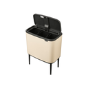 Bo Touch Bin 3 x 11 Liter mit 3 Kunststoffeinsätzen - Soft Beige