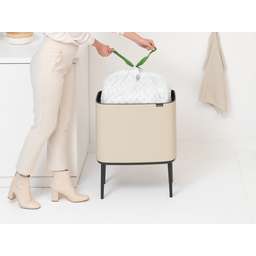 Brabantia Bo Touch Bin 36 L mit Kunststoffeinsatz - Soft Beige