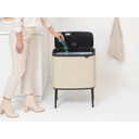 Brabantia Bo Touch Bin 36 L mit Kunststoffeinsatz - Soft Beige
