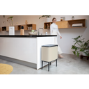 Brabantia Bo Touch Bin 36 L mit Kunststoffeinsatz - Soft Beige