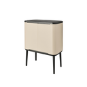 Brabantia Bo Touch Bin 36 L mit Kunststoffeinsatz - Soft Beige