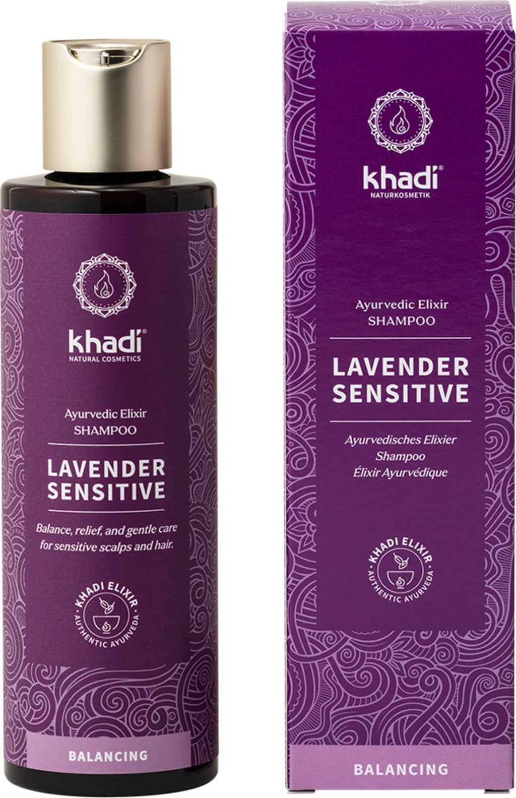 Ayurvedisches Elixier Shampoo Lavender Sensitive - 200 ml