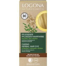 LOGONA Pflanzen-Haarfarbe Pulver Goldblond - 100 g