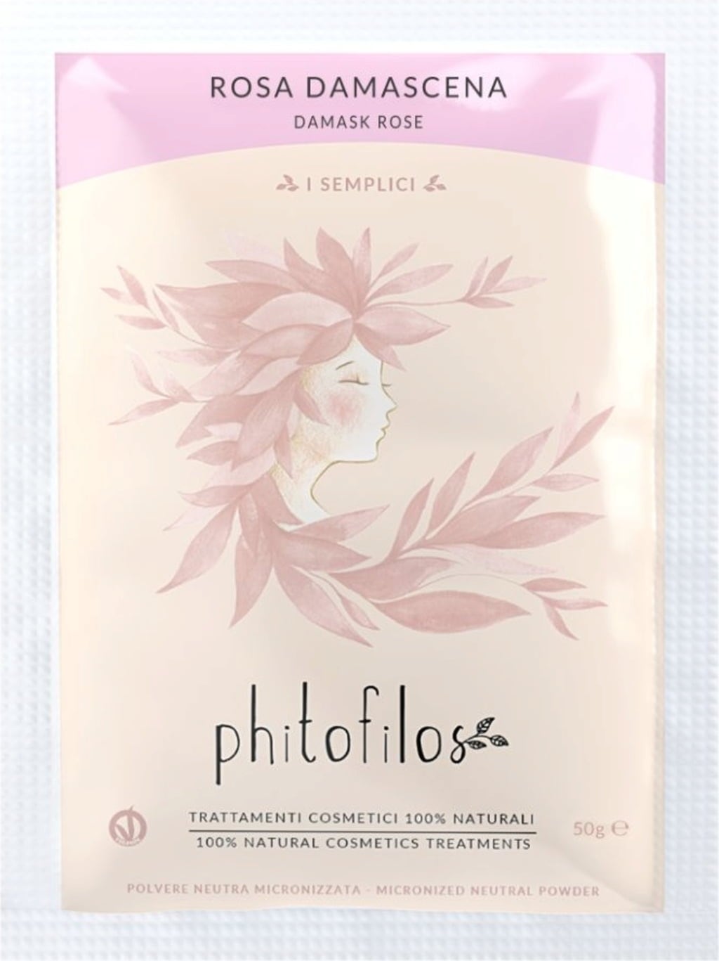 Phitofilos Reines Damaszener Rosen-Pulver - 50 g
