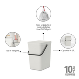 Brabantia Abfallbehälter Sort & Go 25 L