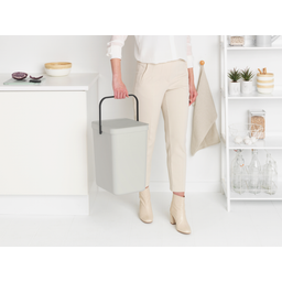 Brabantia Abfallbehälter Sort & Go 25 L - Light Grey