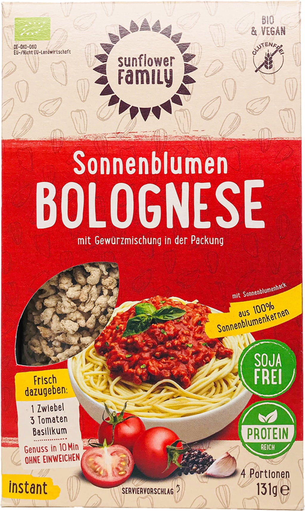 Bio SonnenblumenHACK Bolognese, 131 g