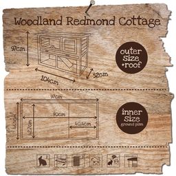 Duvoplus Woodland Kaninchenstall Redmond Classic - 1 Stk