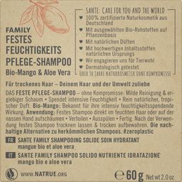 SANTE Naturkosmetik Festes Feuchtigkeits Pflege-Shampoo - 60 g