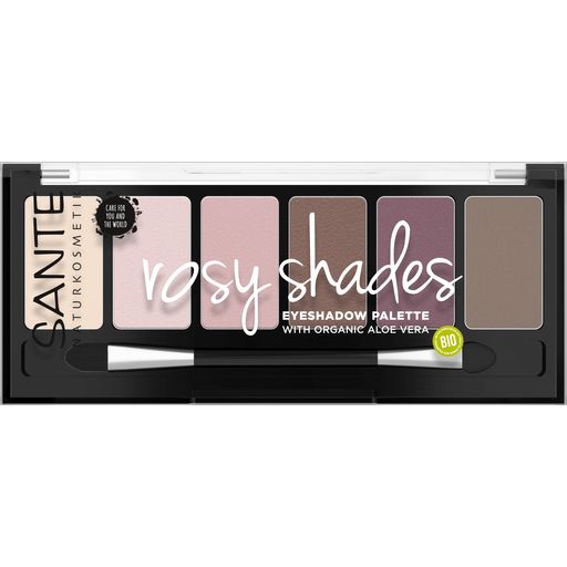 SANTE Naturkosmetik Eyeshadow Palette - Rosy Shades