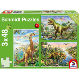 Schmidt Spiele Abenteuer mit den Dinosauriern, 48 Teile