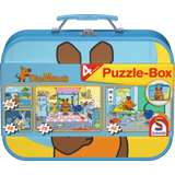 Die Maus - Puzzle-Box im Metallkoffer, 48 Teile