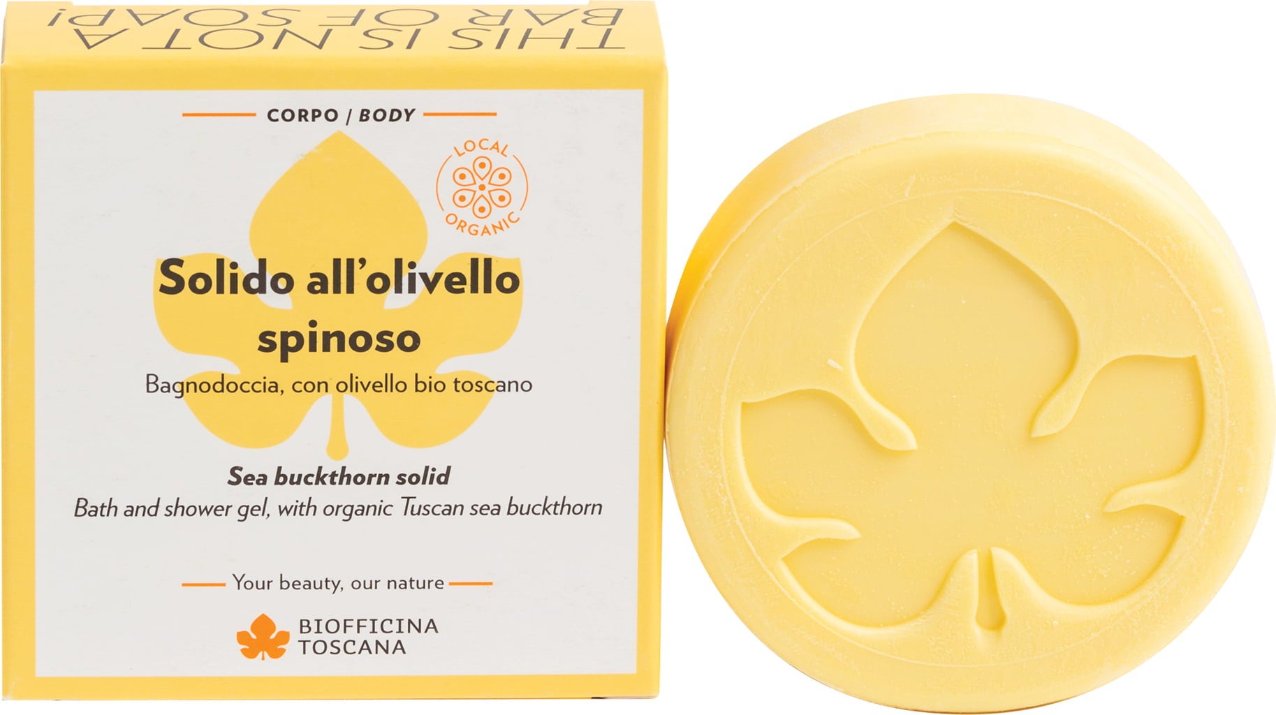 Biofficina Toscana Festes Duschgel Sanddorn - 80 g