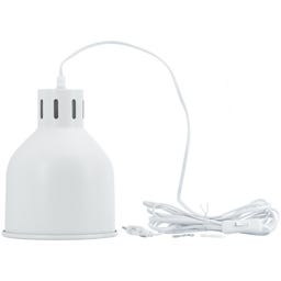 Venso E27 Lampenschirm SAGA - Plug & Play - Weiß