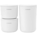 Brabantia ReNew Aufbewahrungsschalen, 3er-Set - White