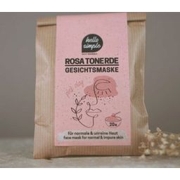 hello simple Zero Waste Gesichtsmaske Rosa Tonerde - 120 g