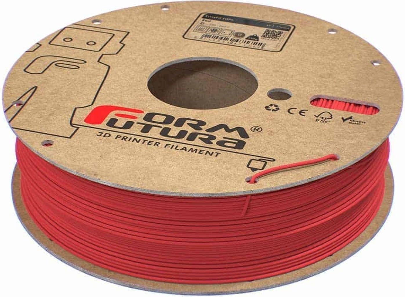 Formfutura EasyFil™ HIPS Red - 1,75 mm / 750 g