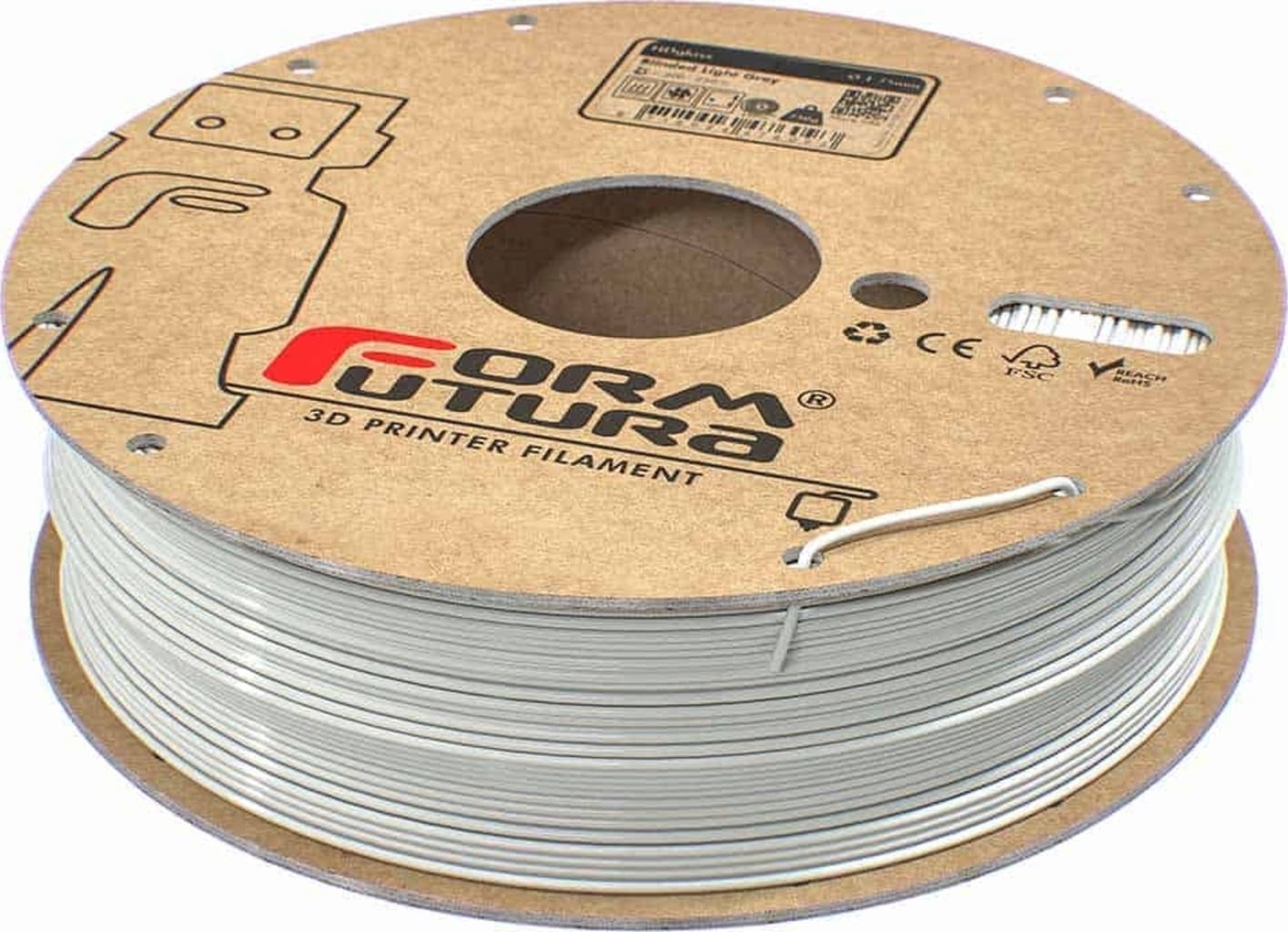 HDglass™ Blinded Light Grey, 1,75 mm (750 g)