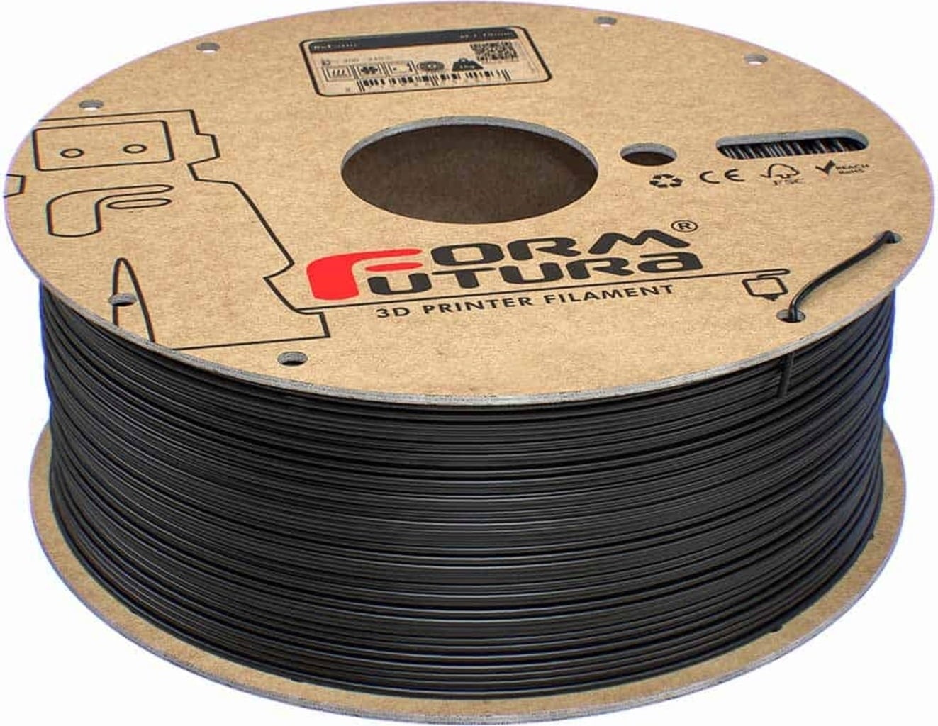 ReForm - rPLA Black, 1,75 mm / 1000 g