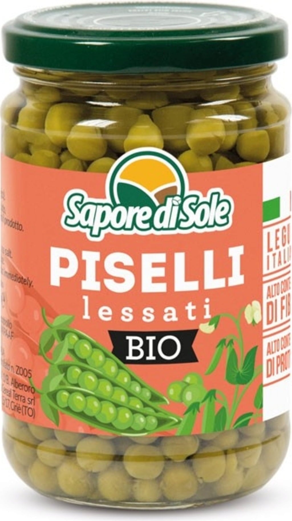 Bio Erbsen im Glas, 300 g