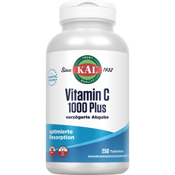 KAL Vitamin C 1000 Plus S/R - 250 Tabletten