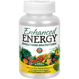 KAL Enhanced Energy - Kapseln - 90 veg. Kapseln