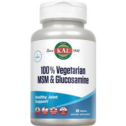 KAL 100% vegetarisches MSM & Glucosamin - 60 Tabletten