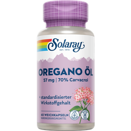 Solaray Oregano Öl 70% Carvacrol - 60 Kapseln