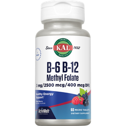 Vitamin B6, B12 & Methyl Folate ''ActivMelt'' - 60 Lutschtabletten