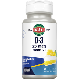 KAL Vitamin D3 1000 IU ''ActivMelt - 100 Lutschtabletten