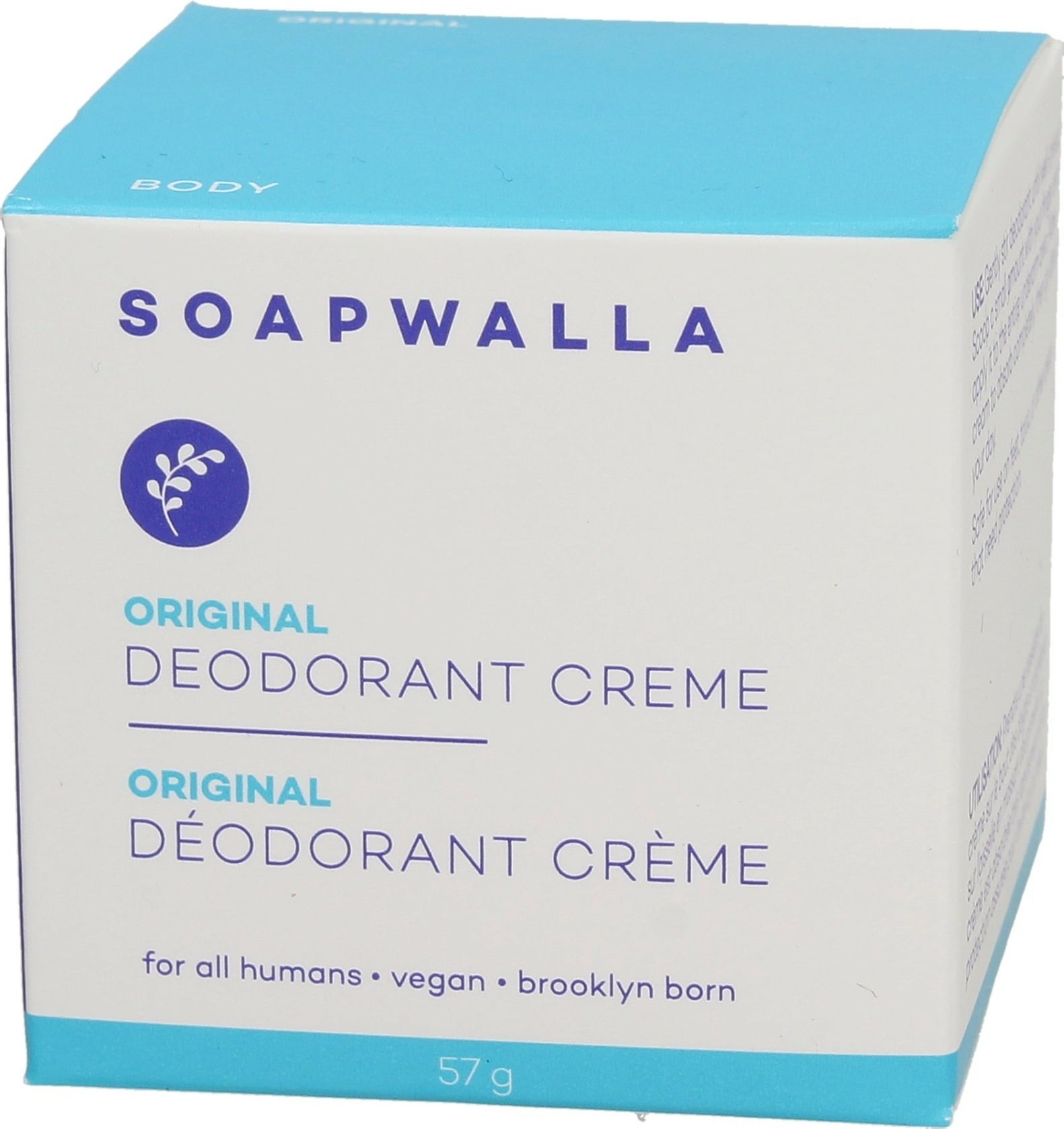 Soapwalla Classic Deodorant Cream - 56 g