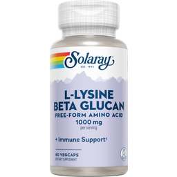 Solaray Lysine, Beta-Glucan & Olive-leaf - 60 Kapseln