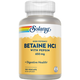 Solaray Betaine HCL 650 mg - 100 Kapseln