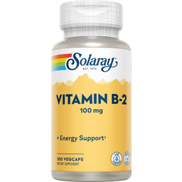 Solaray Vitamin B2 Kapseln - 100 veg. Kapseln