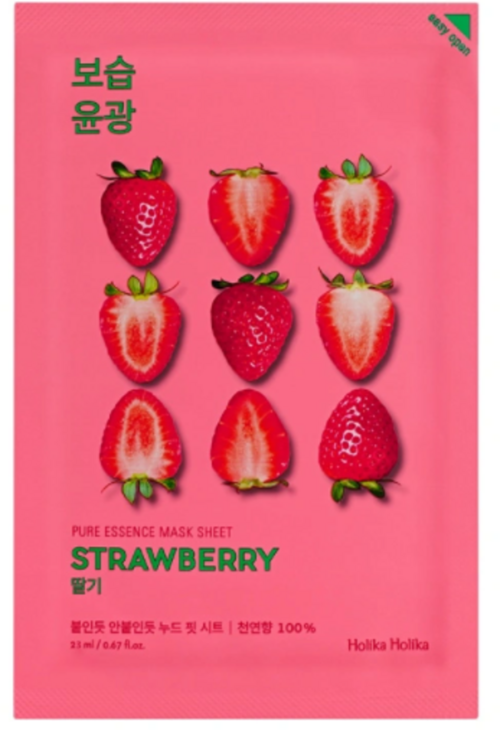 Holika Holika Pure Essence Mask Sheet - Strawberry - 1 Stk