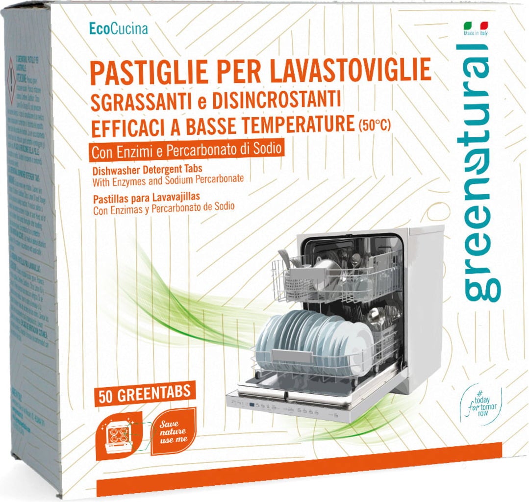 Greenatural Geschirrspül-Tabs - 50 Stk
