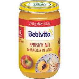 Bio Babygläschen Früchte Pfirsich mit Maracuja in Apfel - 250 g