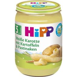 Bio Babygläschen Gemüse  Weiße Karotte mit Kartoffeln & Pastinaken - 190 g